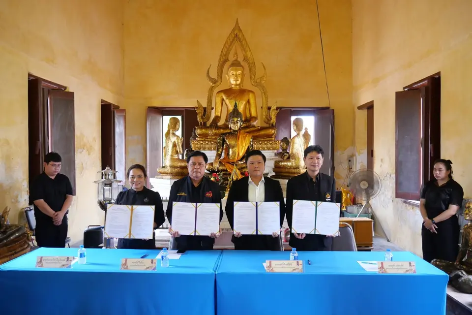 5 ภาคีเครือข่ายสมัชชาสุขภาพ ลงนาม MOU ต่อยอดทุนวัฒนธรรมไทย-รามัญ สู่เมืองสร้างสรรค์บางปลา